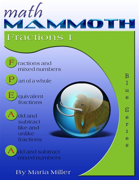 Math Mammoth Introduction To Fractions Self Teaching Introduction To Fractions - Introduction To Fractions