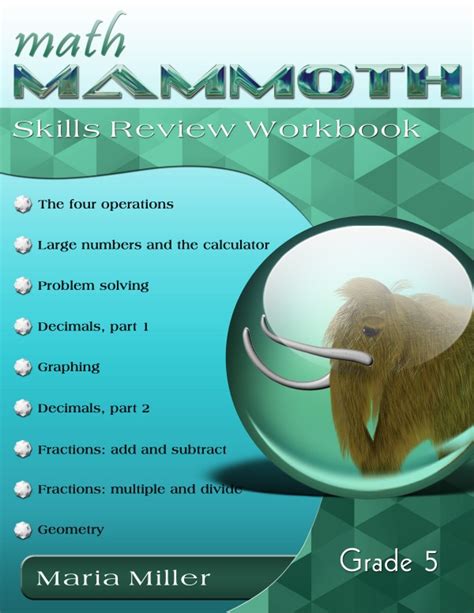 Math Mammoth Skills Review Workbooks My Math Workbook - My Math Workbook