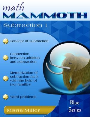 Math Mammoth Subtraction 1 A Workbook About Subtraction Subtraction Concept - Subtraction Concept