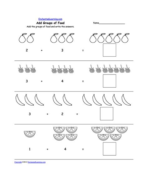 Math Matching Worksheets At Enchantedlearning Com Matching Numbers Worksheet - Matching Numbers Worksheet