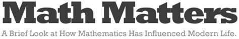 Math Matters Maplesoft Math Matters - Math Matters