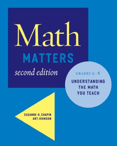 Math Matters Understanding The Math You Teach Grades Math Matters - Math Matters