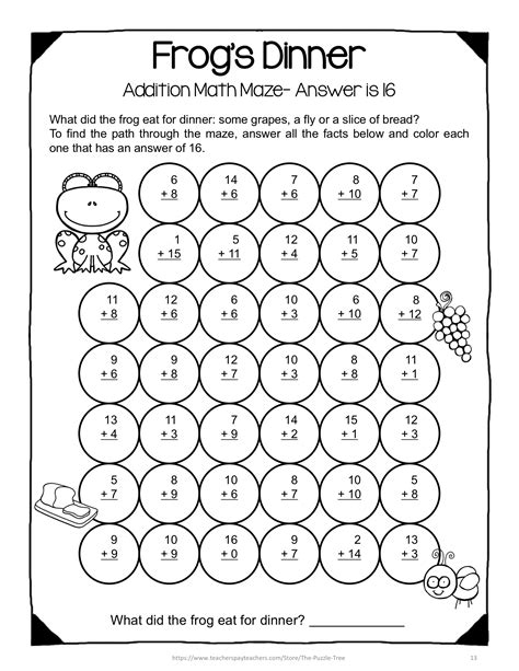 Math Maze Worksheets Teaching Resources Tpt Math Maze Worksheets - Math Maze Worksheets