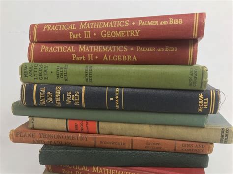 Math Millions Of Books Vintage Math Books - Vintage Math Books