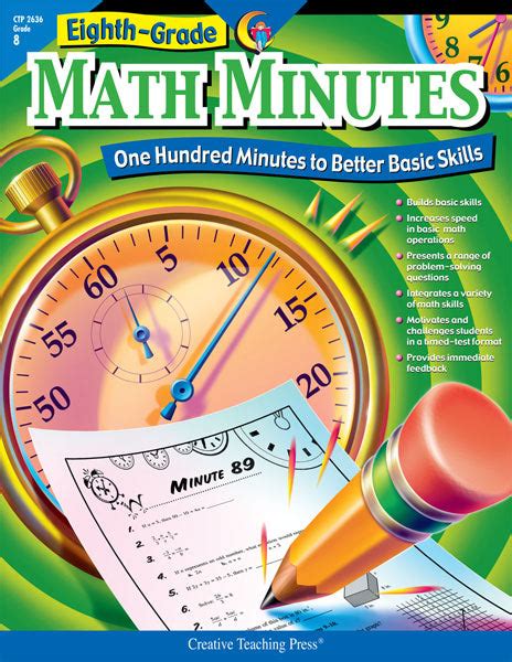 Math Minutes 8th Grade Ebook Google Books Minute Math Answer Key - Minute Math Answer Key