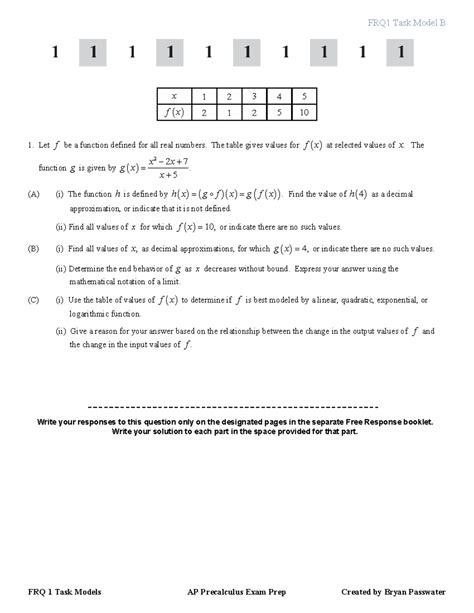 Math Models Unit 11 Exam
