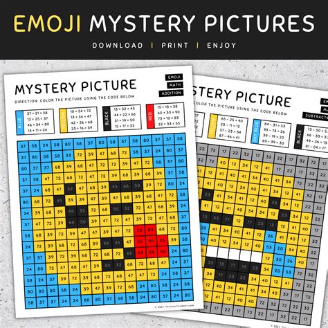 Math Mystery Pictures Color By Number Printables Color By Number 2 Digit Addition - Color By Number 2 Digit Addition
