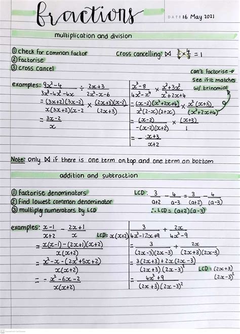 Math Notes
