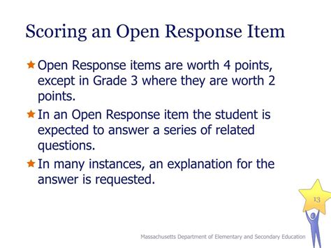 Math Open Response Item A Algebra 1