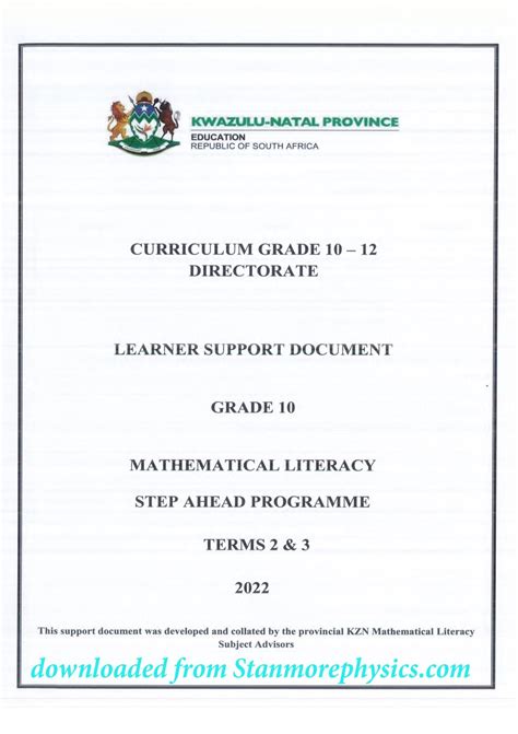 math past question paper grade10 mthatha district