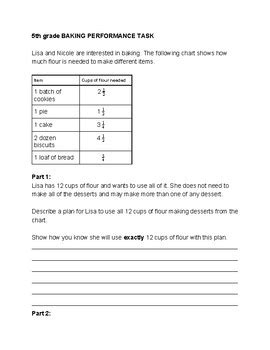 Math Performance Task For 5th Grade Teaching Resources 5th Grade Math Performance Tasks - 5th Grade Math Performance Tasks