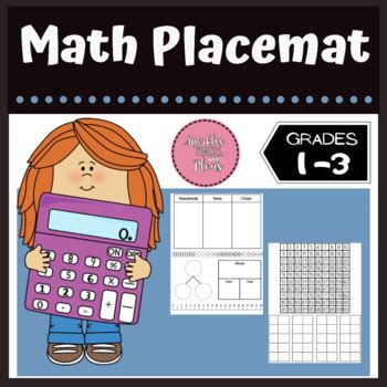 Math Placemat Teaching Resources Teachers Pay Teachers Tpt Math Placemats - Math Placemats