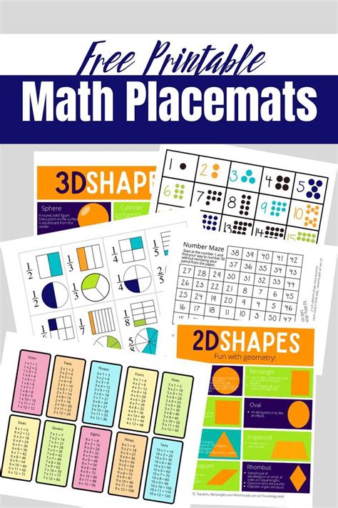 Math Placemats For Kindergarten Teaching Resources Tpt Math Placemats - Math Placemats