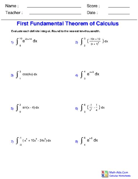 Math Problems Worksheets Theworksheets Com Calculus Derivative Worksheet With Answers - Calculus Derivative Worksheet With Answers