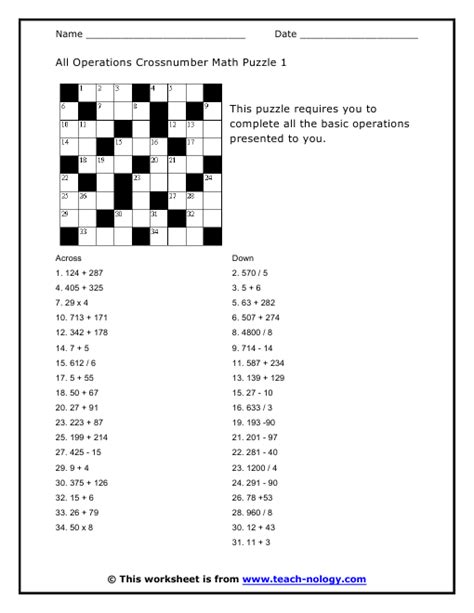 Math Puzzles Worksheet For Middle School 8211 Nurul Math Puzzles Middle School - Math Puzzles Middle School