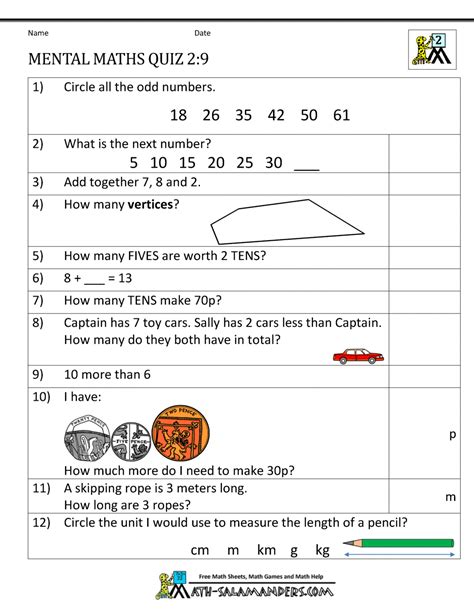 Math Questions For Kids Mental Math Word Problems Mental Math Worksheets Grade 2 - Mental Math Worksheets Grade 2