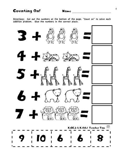 Math Questions For Kindergarten   Kindergarten Math The Teachers 039 Cafe - Math Questions For Kindergarten