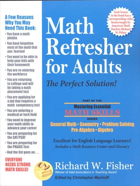 Math Refresher For Adults Math Essentials Review Basic Math Book For Adults - Basic Math Book For Adults