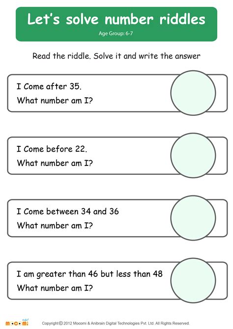 Math Riddles For Kids Worksheets Amp Teaching Resources Math Riddles Worksheets - Math Riddles Worksheets