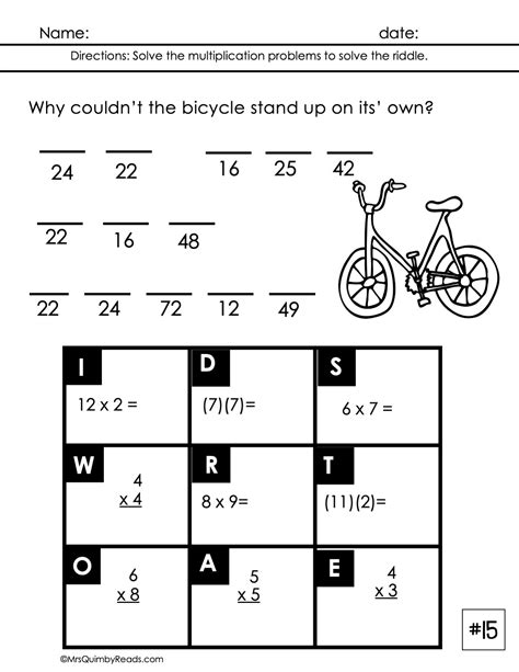 Math Riddles Grade 3