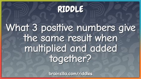 Math Riddles With Answers Brainzilla Math Word Riddles - Math Word Riddles