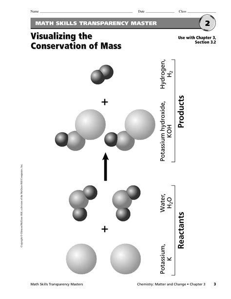 Math Skills Transparency Master Calculating Atomic Mass