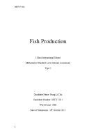 Math Sl Fish Production 1377 Words Education Index Fish Math - Fish Math