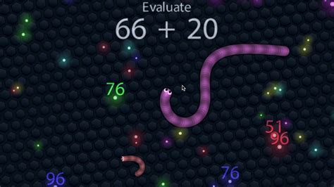 Math Slither Addicting Games Math Worm - Math Worm