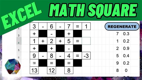 Math Square Puzzle Solver