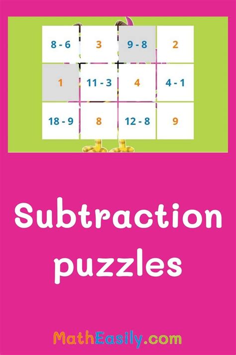 Math Subtraction Puzzles Up To 20 Holiday Math Math Christmas Worksheets - Math Christmas Worksheets