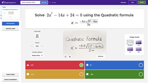 Math Symbols In Kahoot Build Equations And Formulas Kahoot Math Addition - Kahoot Math Addition
