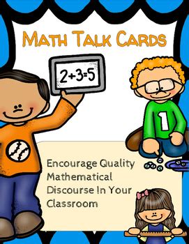 Math Talk Cards By Rocktown Resources Tpt Math Talk Cards - Math Talk Cards