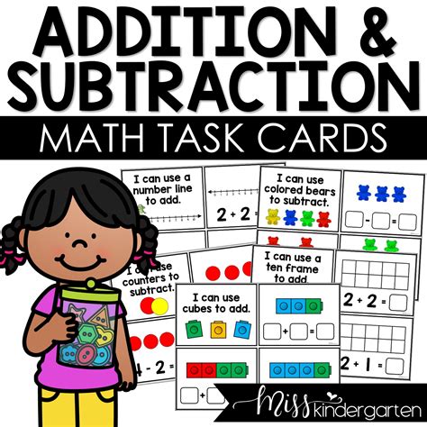Math Task Cards Adding And Subtracting Fractions 5th 5th Grade Math Task Cards - 5th Grade Math Task Cards