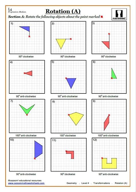Math Transformation Worksheets Transformations 6th Grade Worksheet - Transformations 6th Grade Worksheet