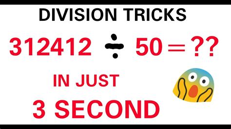 Math Trick For Fast Division Large Numbers Division Learn Division Fast - Learn Division Fast