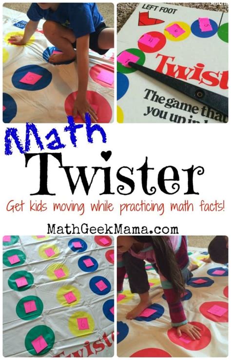 Math Twister A Fun Indoor Math Game Math Math Twister - Math Twister