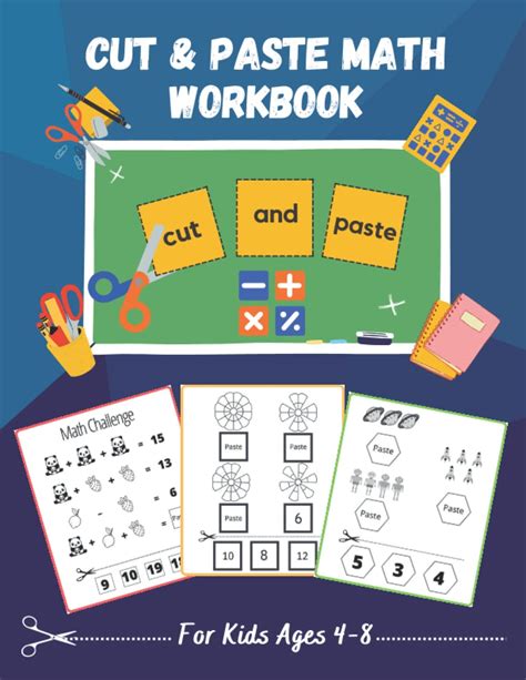 Math Workbook Cut And Paste Red Chip Poker Cut And Paste Workbooks - Cut And Paste Workbooks