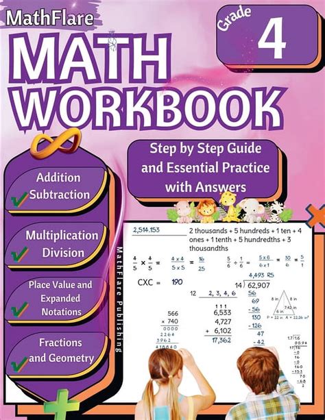 Math Workbook Grade 4 90 Day Common Core Practice
