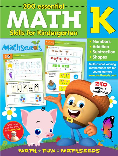 Math Workbook, Grade K ( Brighter Child: Grades K)
