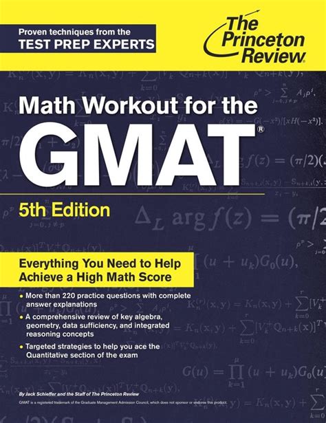 Math Workout For The Gmat 5th Edition Graduate School Test Preparation