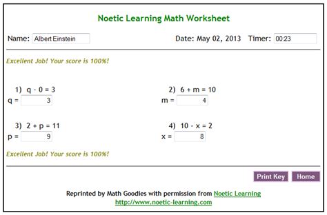 Math Worksheet Generator Math Goodies Math Facts Cafe Worksheet Generator - Math Facts Cafe Worksheet Generator