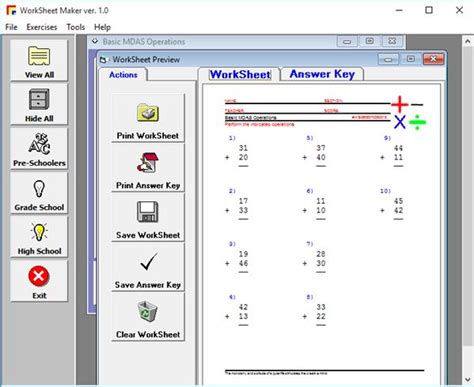 Math Worksheet Generator Software Free Math Worksheet Generator Microsoft - Math Worksheet Generator Microsoft