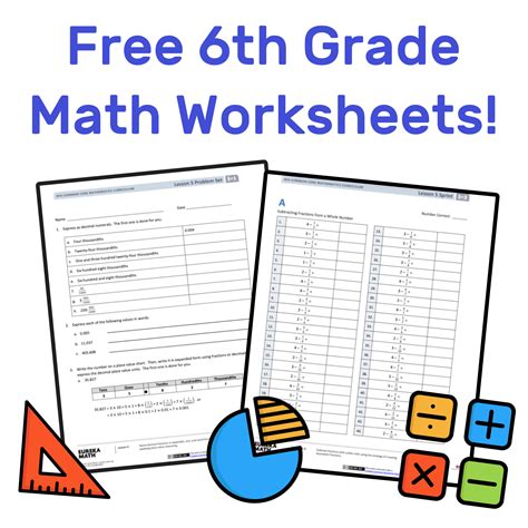 Math Worksheets And Study Guides Sixth Grade Algebraic Variable Equations Worksheet 6th Grade - Variable Equations Worksheet 6th Grade