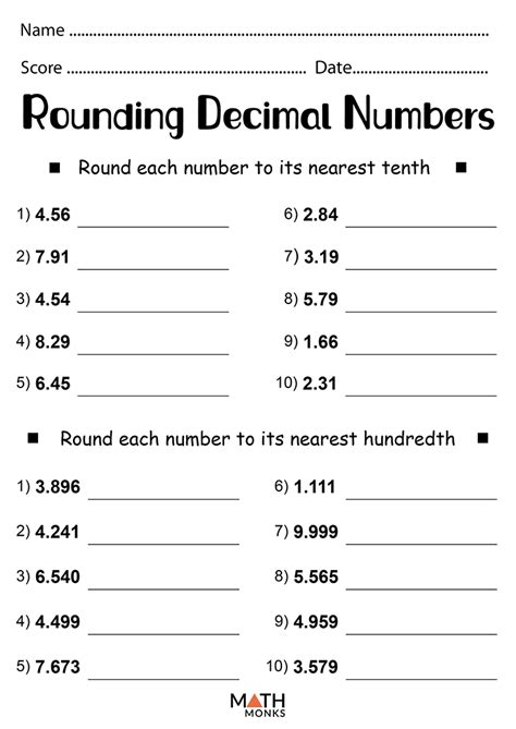 Math Worksheets Decimals   Decimals Math Worksheets Common Core Amp Age Based - Math Worksheets Decimals