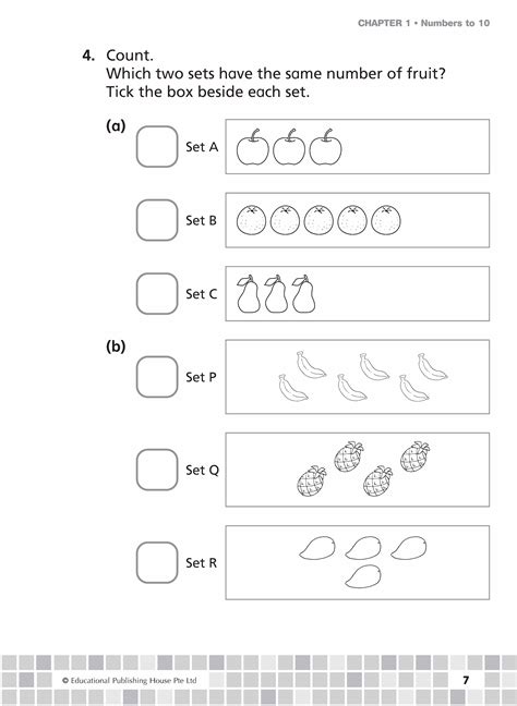 math worksheets for primary 1