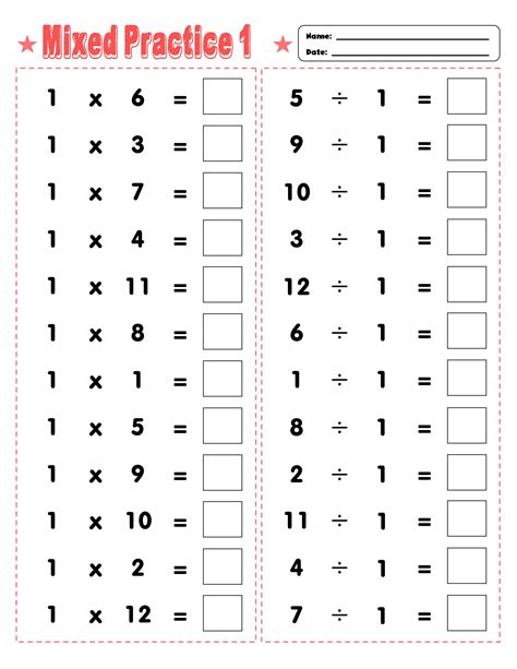 Math Worksheets Multiplication And Division   Multiplication And Division Fact Family Worksheets Math Worksheets - Math Worksheets Multiplication And Division