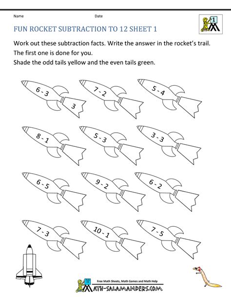 Math Worksheets Rocket Math Worksheets Subtraction - Rocket Math Worksheets Subtraction