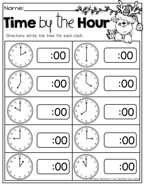 Math Worksheets To Help With Telling Time To Time To The Half Hour Worksheet - Time To The Half Hour Worksheet