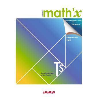 Math X Tle S Enseignement Specifique Manuel Forma