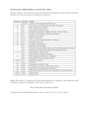 Read Math 20B Supplement Answers 